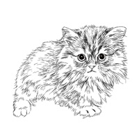 猫の白黒フリーイラスト素材ダウンロード 365cat Art 猫の白黒フリーイラスト素材ダウンロード 365cat Art