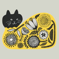 猫かわいい北欧イラスト