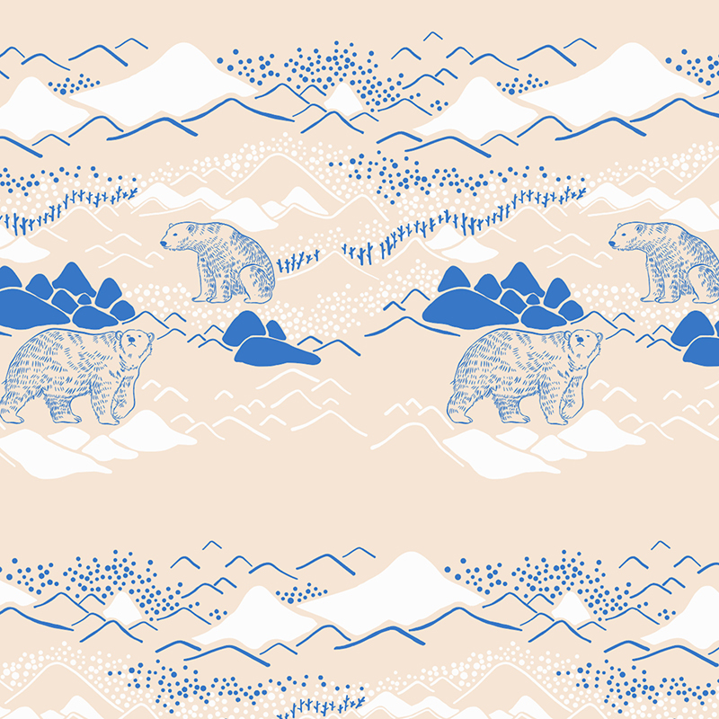 かわいい生地 布 テキスタイルデザイン動物景色 デザイナーorie かわいい生地 布 テキスタイルデザイン動物景色 デザイナーorie