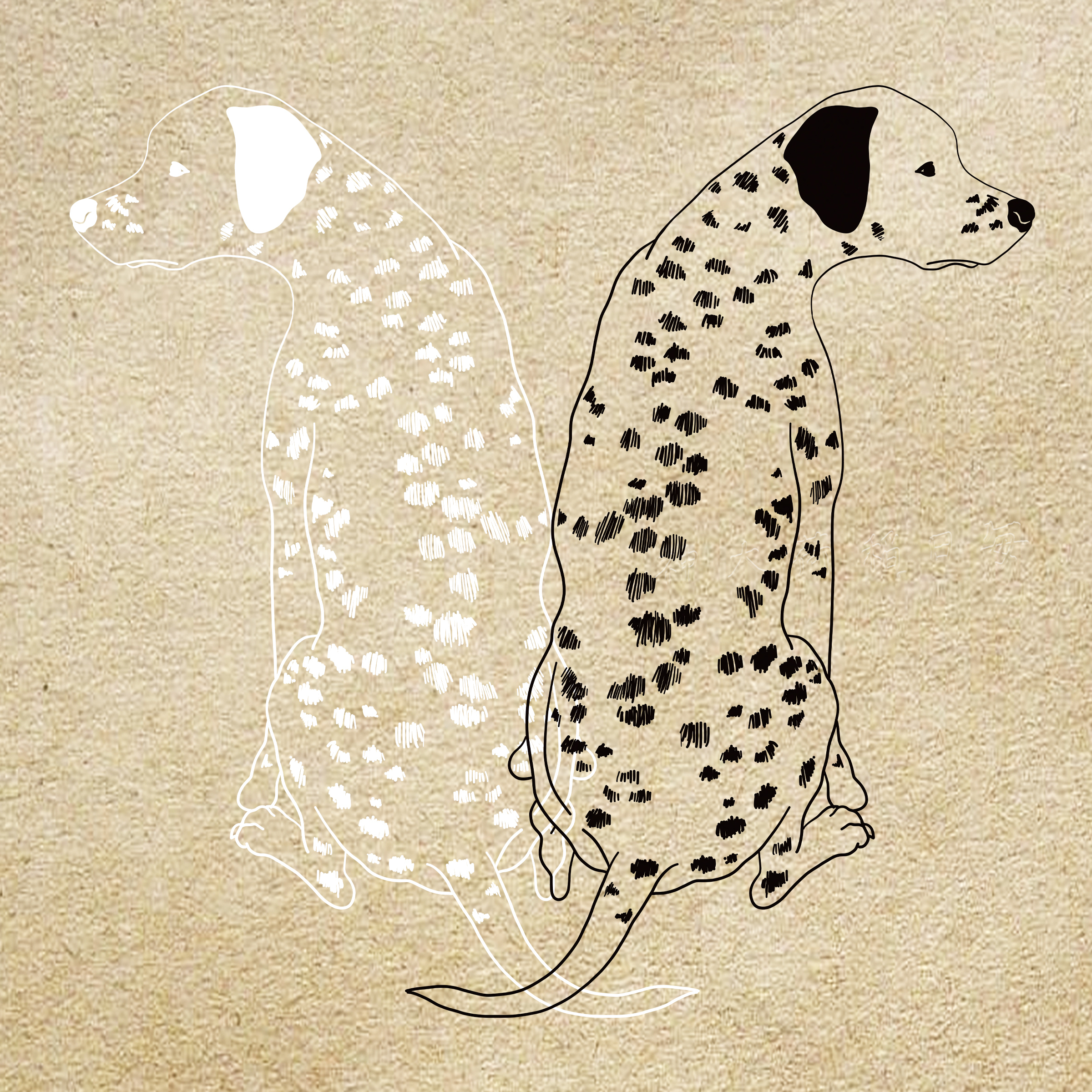 生き物 動物細密点描ペン画手書きイラスト 生き物 動物細密点描ペン画手書きイラスト