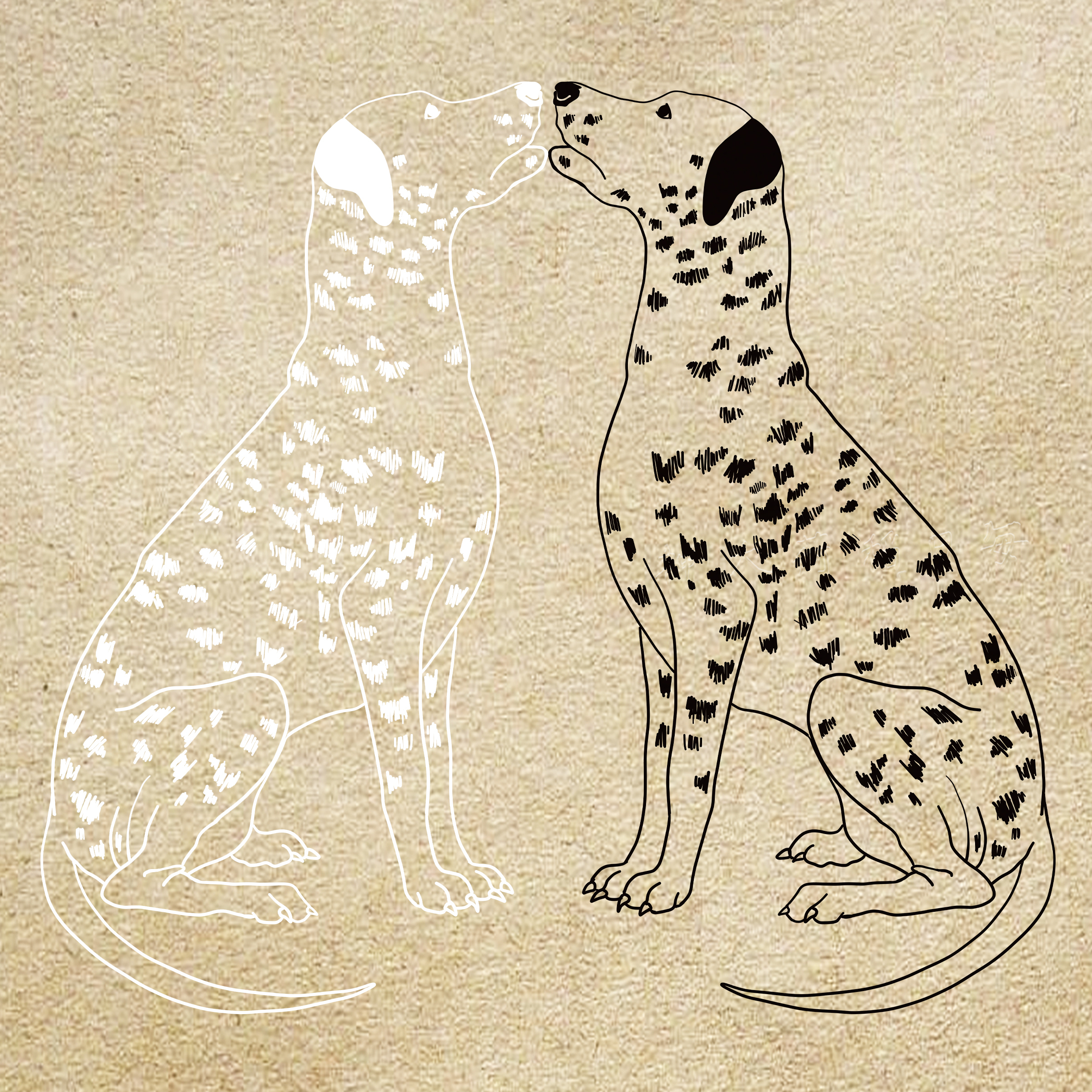 生き物 動物細密点描ペン画手書きイラスト 生き物 動物細密点描ペン画手書きイラスト