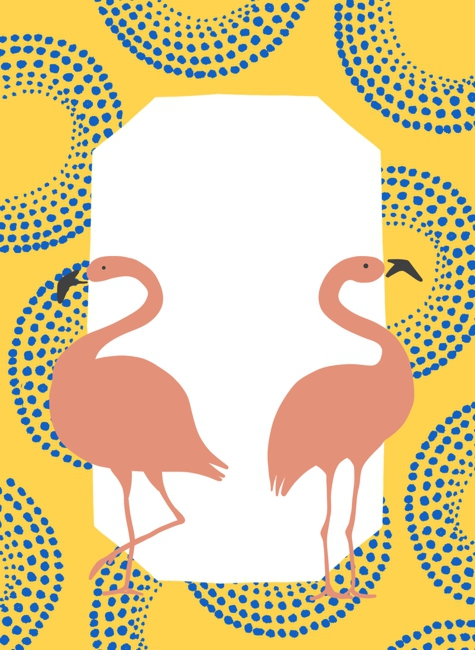 フラミンゴイラスト