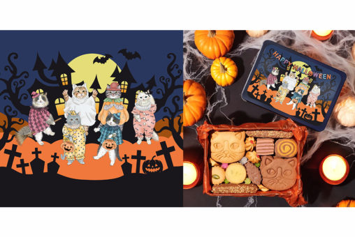NEKO LABクッキー缶ハロウィン